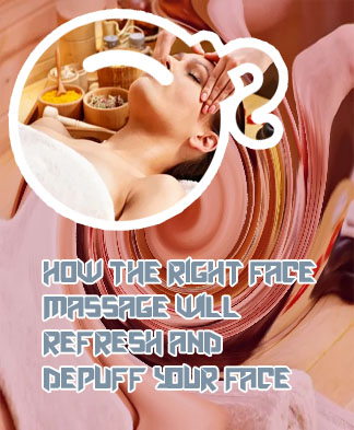 Depuff face massage