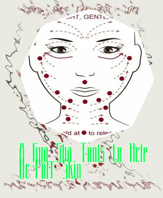 Gua sha lymphatic drainage face before and after