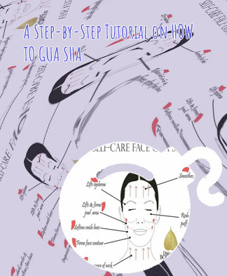 Gua sha on nose