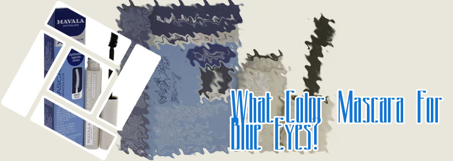 Natural blue mascara