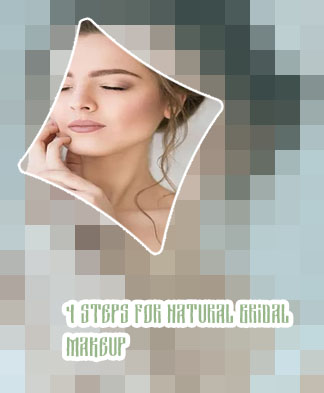 Natural bridal makeup