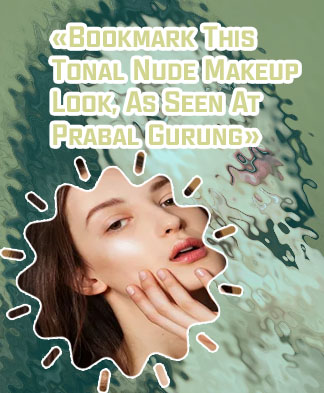 Nude makeup look