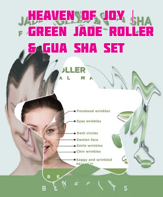 Real jade gua sha and roller